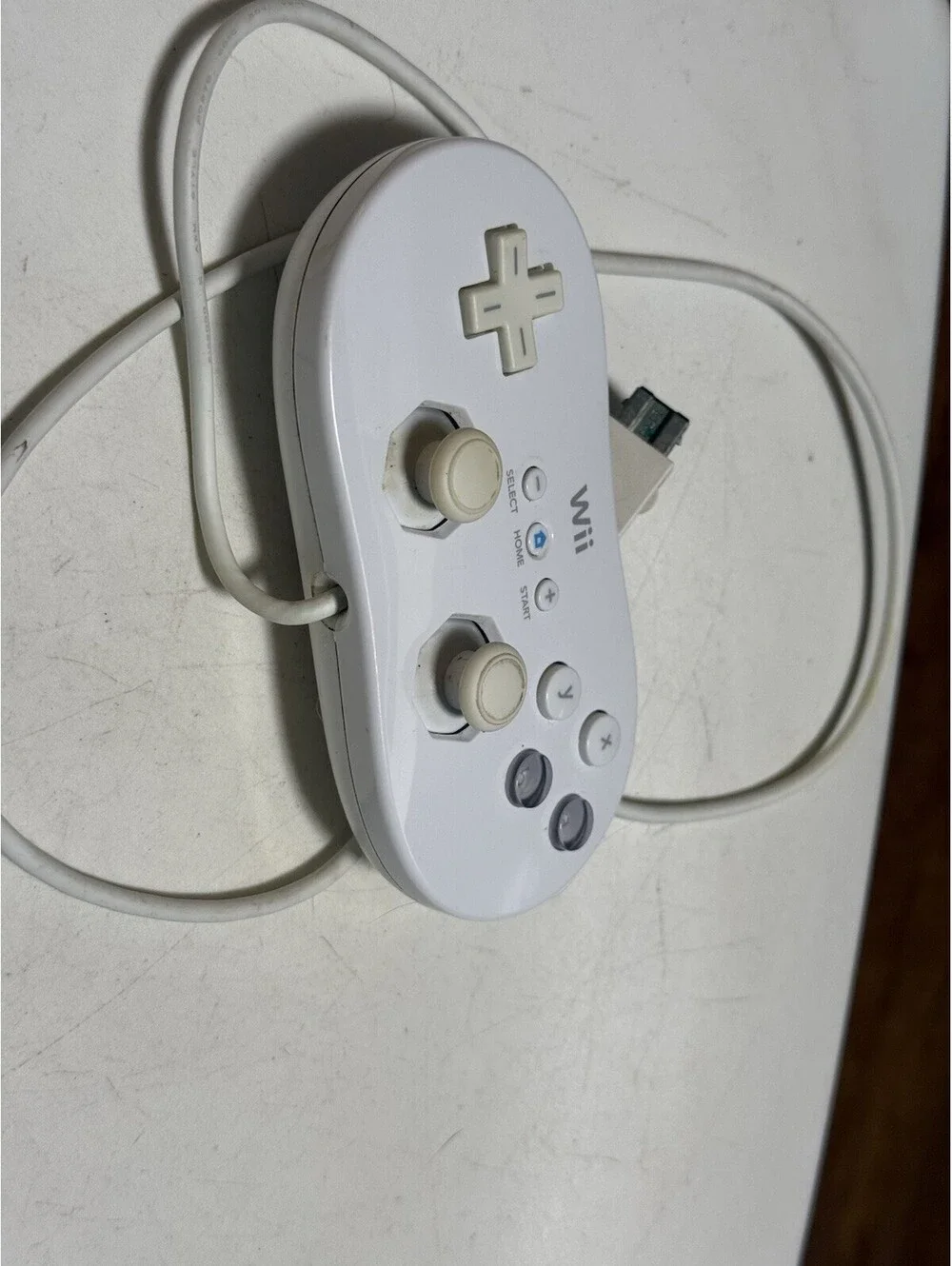 Nintendo Wii Classic Controller White RVL-005 Official OEM Genuine